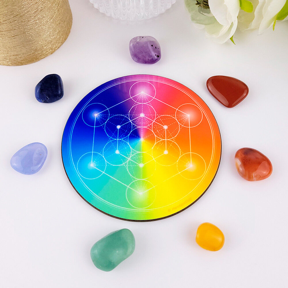 Disco Armonizzante Cubo di Metatron a 7 Raggi