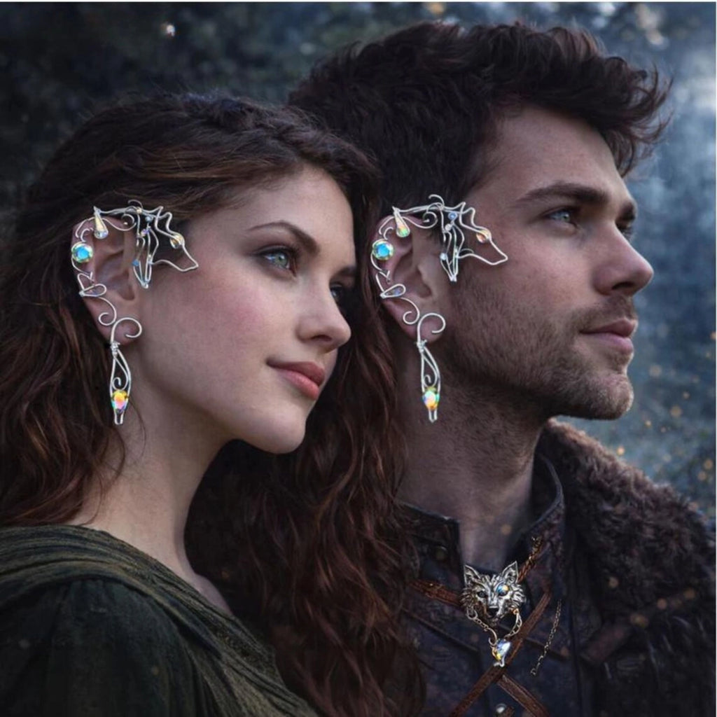 Eleganti Ear Cuff Lupo Celestiale