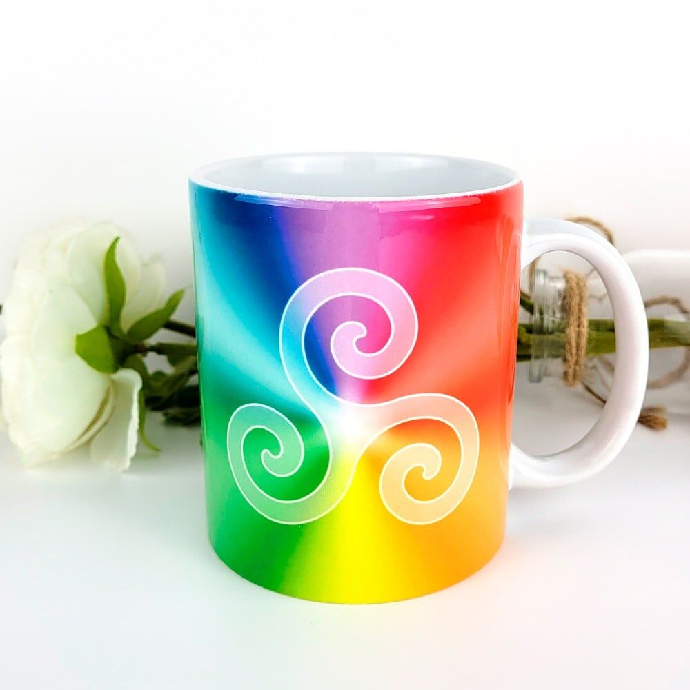 Tazza Triskele Multicolore