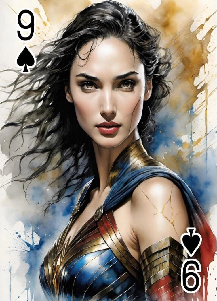 Set da collezione di 54 carte con Celebrità Leggendarie