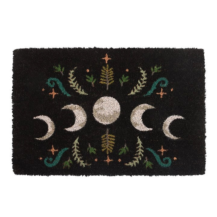 Zerbino Fasi Lunari - Incantevole tappeto magico della Foresta Oscura Nera
