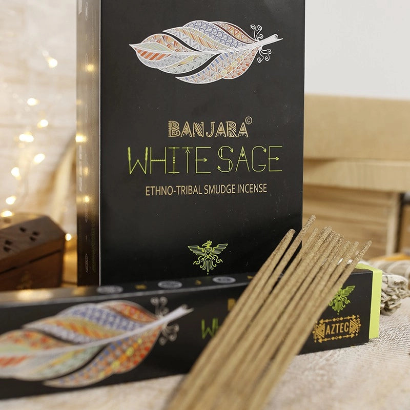 Incenso Etnico Tribale Banjara – White Sage (Salvia Bianca)