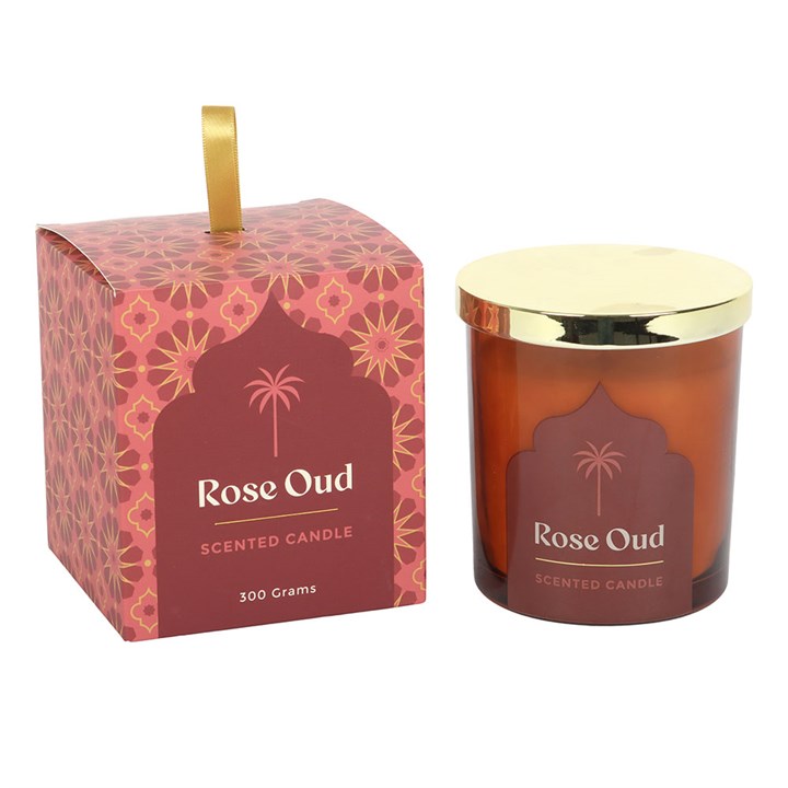 Candela profumata alla Rosa e Oud Arabian Nights