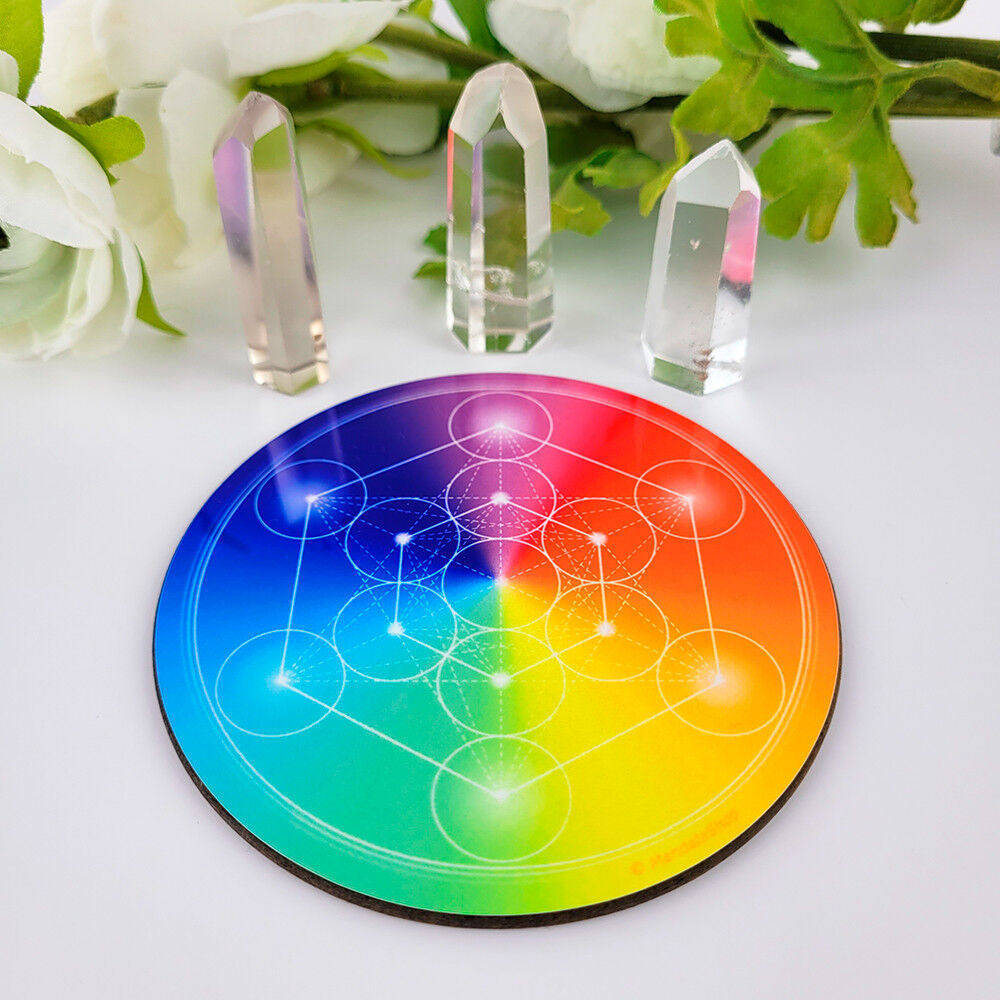 Disco Armonizzante Cubo di Metatron a 7 Raggi