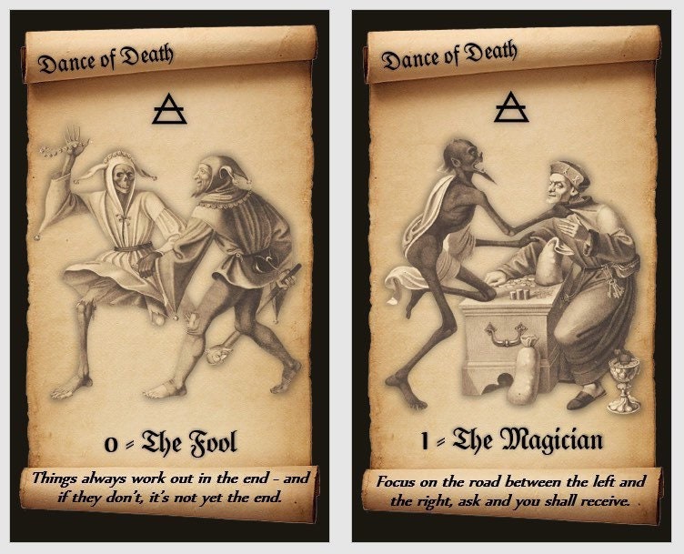 Tarocchi Danza Medievale della Morte