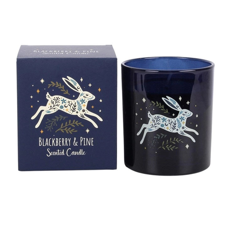 Candela "Leaping Hare" profumata al Mirtillo Nero e Pino