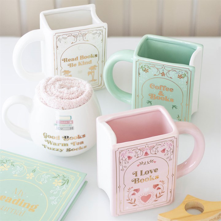 Tazza in ceramica "I love Books"