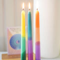 Set di 3 candele coniche Dipped Aura Energy
