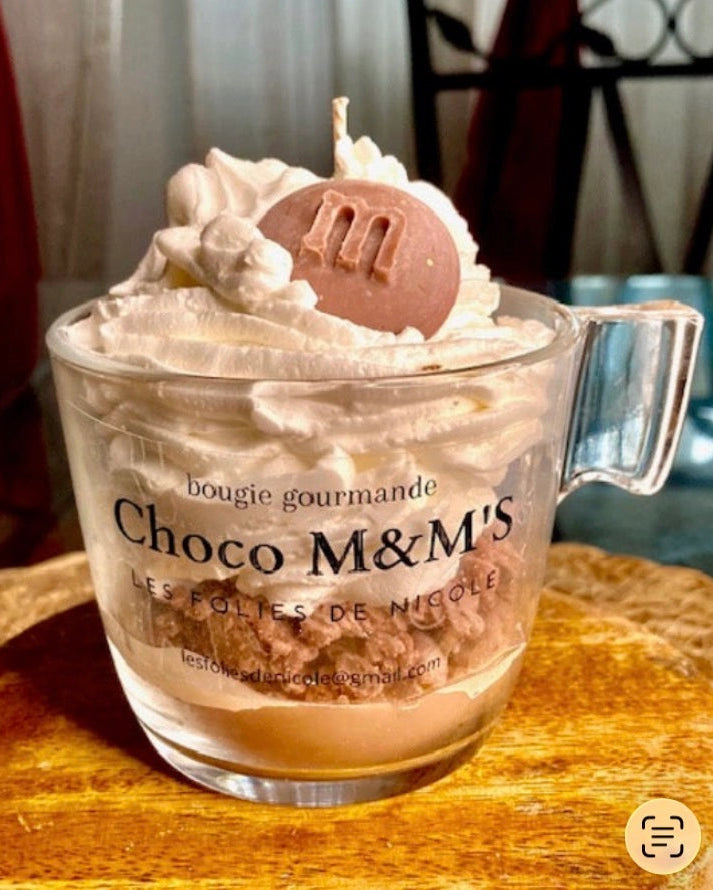 Candela gourmet al Cioccolato e Nocciola