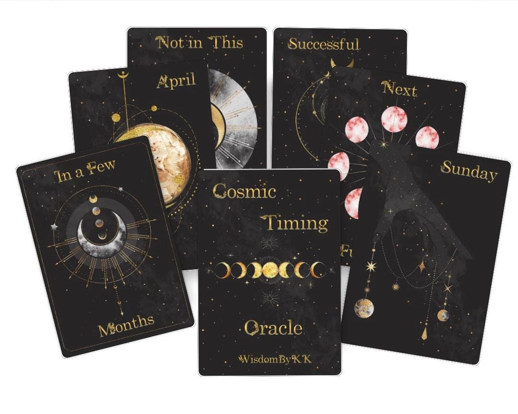 Oracolo del Timing Cosmico – Mazzo divinatorio di 62 carte
