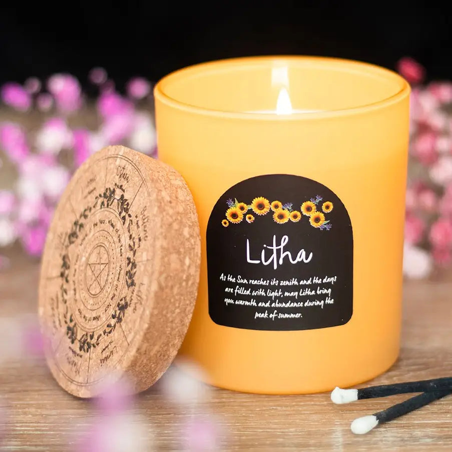 Candela Litha al profumo di Fiori Selvatici - Solstizio d'Estate