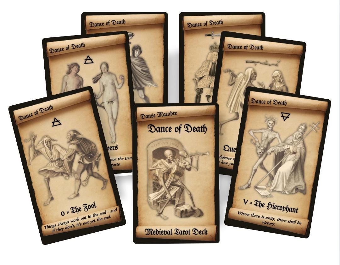 Tarocchi Danza Medievale della Morte