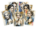 Set da collezione di 54 carte con Celebrità Leggendarie
