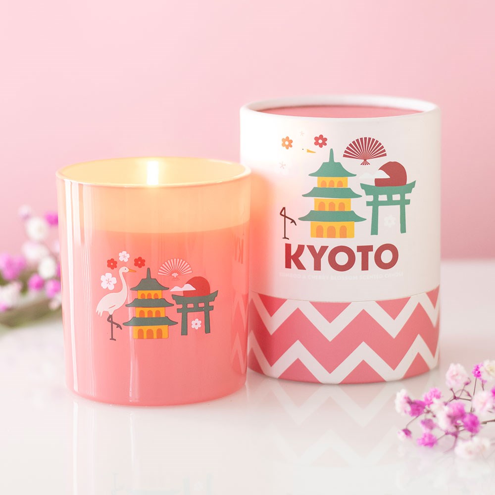 Candela profumata al Bambù di Kyoto e ai Fiori di Ciliegio