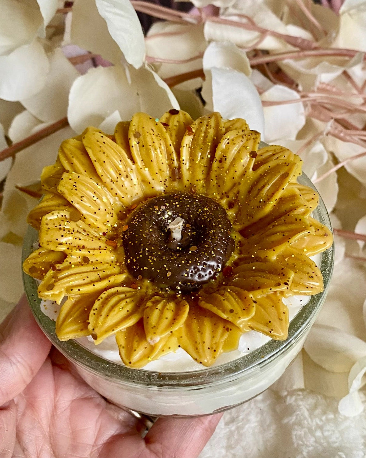 Candela Girasole - Profumo di Miele