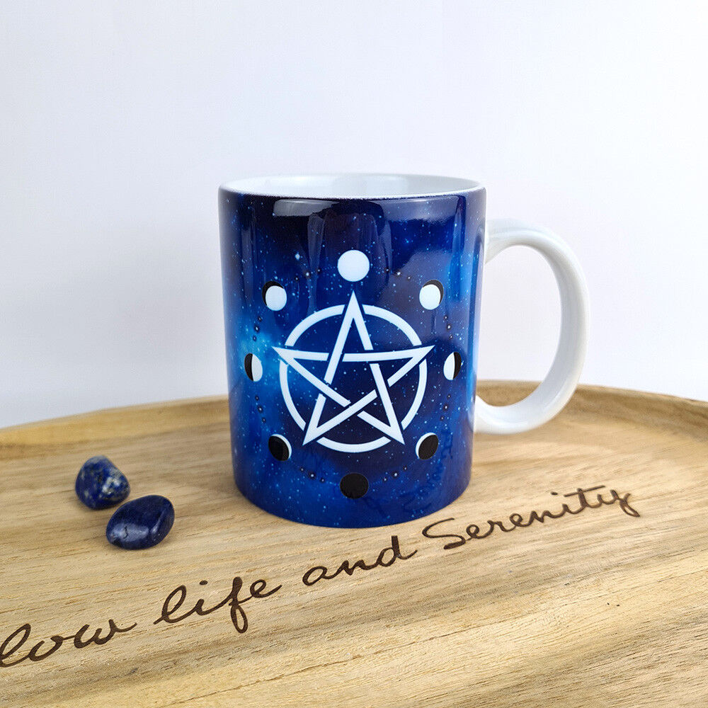 Tazza Pentacolo Fasi della Luna